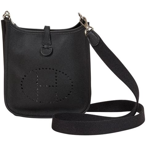 hermes mini bag black prezzo|hermes evelyne bag mini.